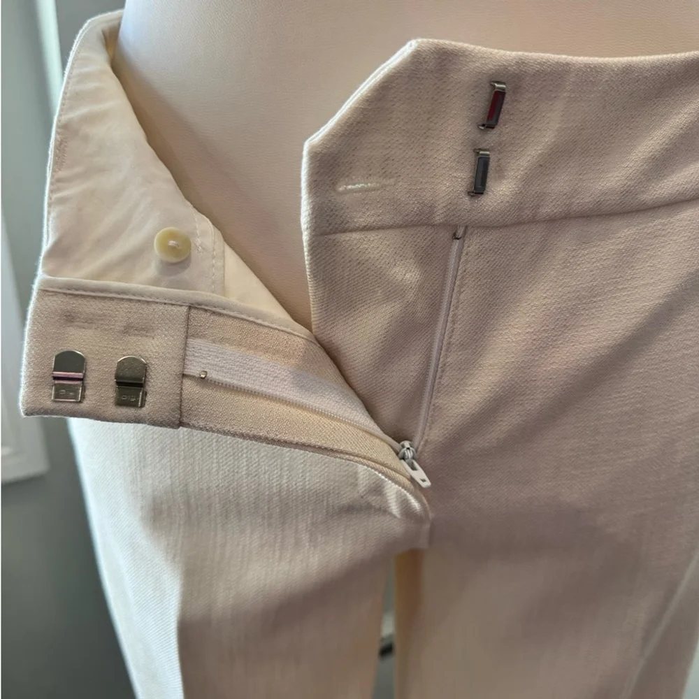Piazza Sempione NWT | Women's Italian Tailored Trousers | Ivory | IT 38 (US 0-2) - Picture 5 of 12